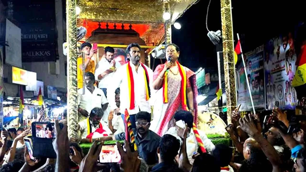  Premalatha Vijayakanth's speech to DMDK workers 