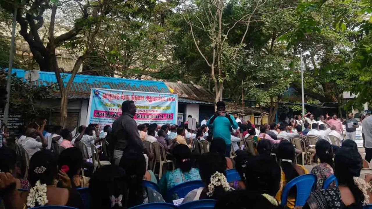  The VAO union who started the waiting protest Photograph: (vao) 