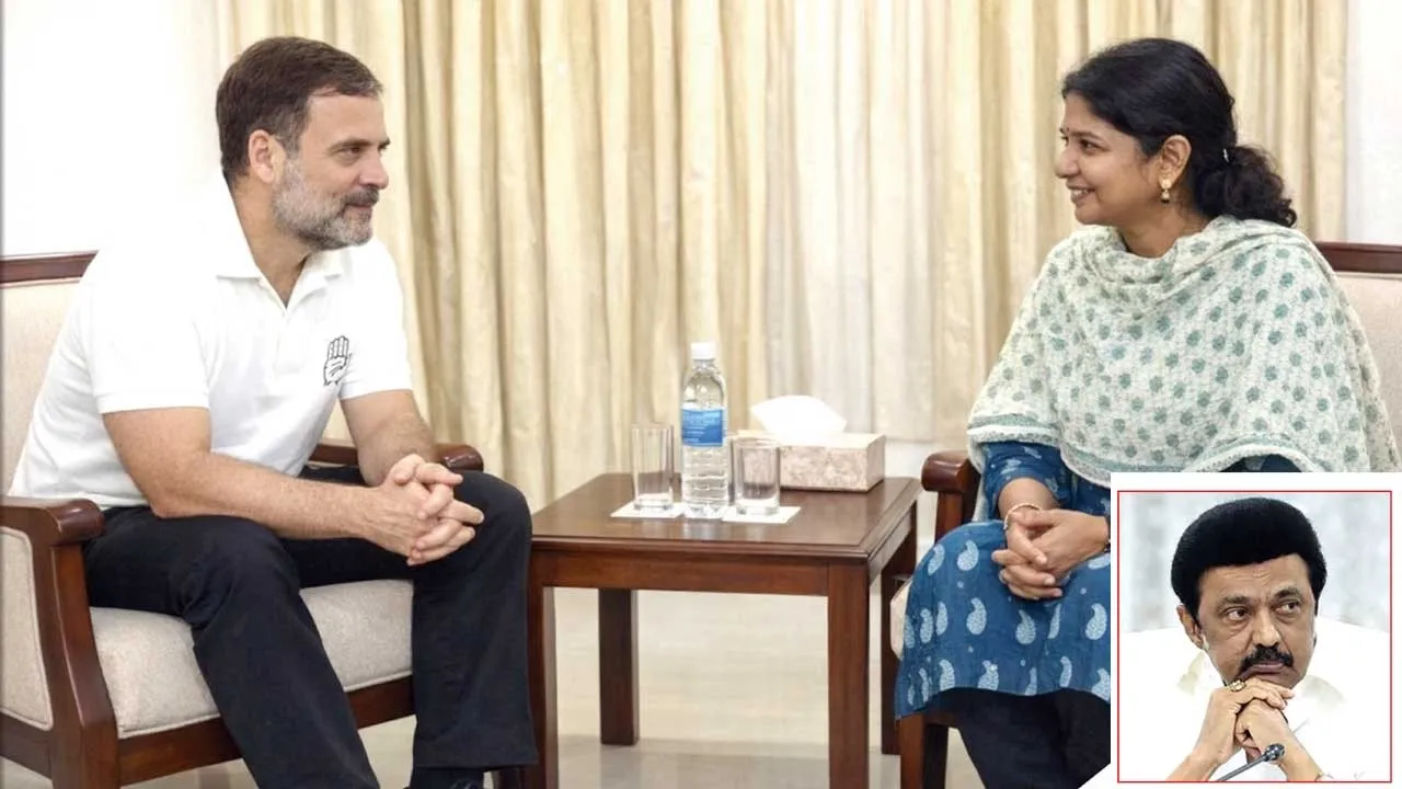  ராகுல் - கனிமொழி சந்திப்பு! உறுதியானதா  கூட்டணி?