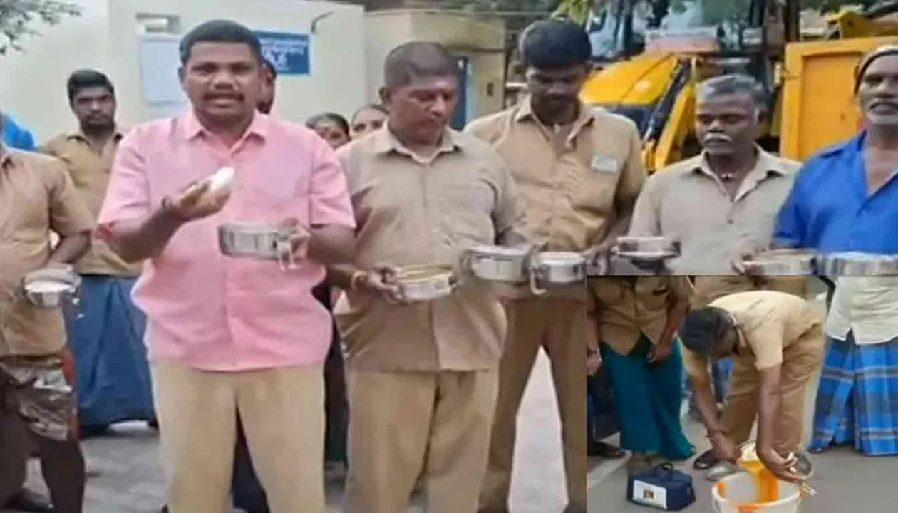  ''Don't think of us as slaves to property...''- Sanitation workers who shed their pain Photograph: (NELLAI) 