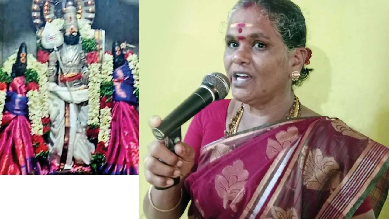  பக்தி பாடல்களில் பரவசப்படுத்தும் பாடகி!