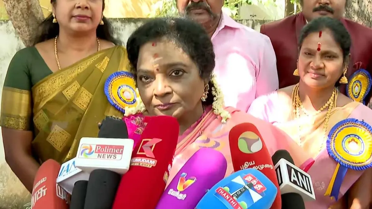  'The government is holding a fashion show every day' - Tamilisai interview Photograph: (bjp) 