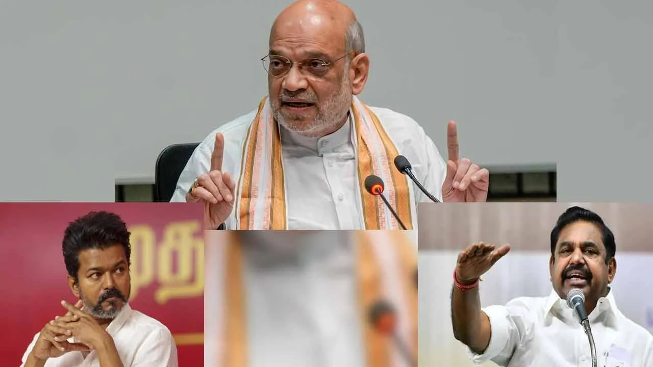  'Vijay only needs to divide those votes' - BJP gives AIADMK a chance Photograph: (admk) 