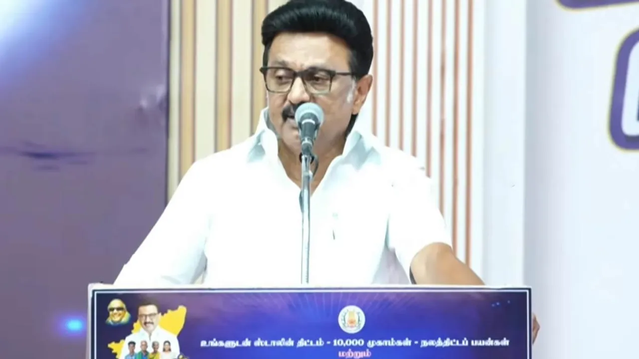  'BJP didn't even do that usual stunt' - Interview with Chief Minister M.K. Stalin Photograph: (dmk) 