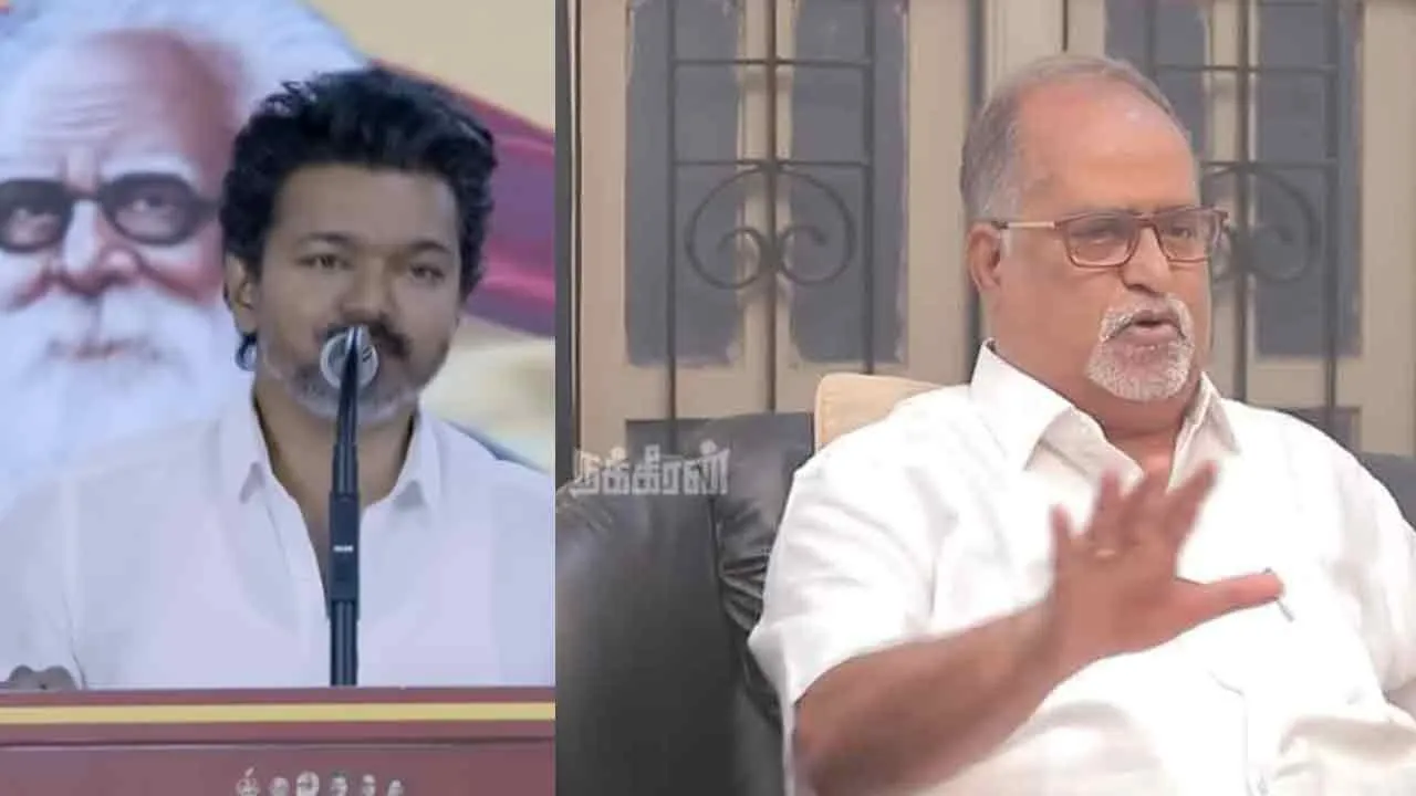  'Why did Anna disappear...?' - Lawyer V. Balu questions Vijay Photograph: (tvk) 