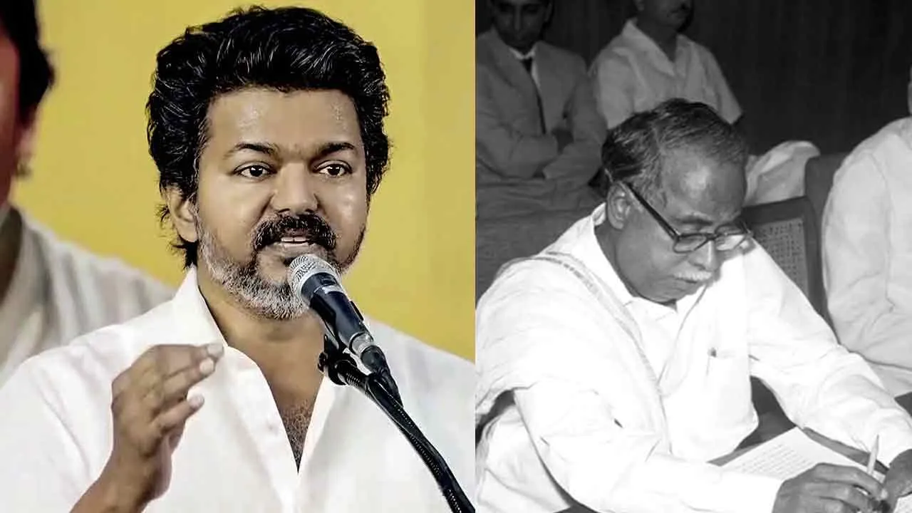  Vijay silent - Semmalai, who made The story of anna Photograph: (admk) 