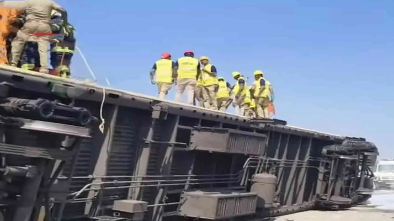  National Rescue Force training Train drill in Manamadurai 
