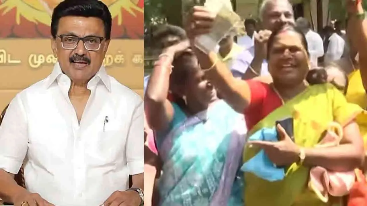  Women express gratitude to the Chief Minister for Rs. 5000 credited to them 