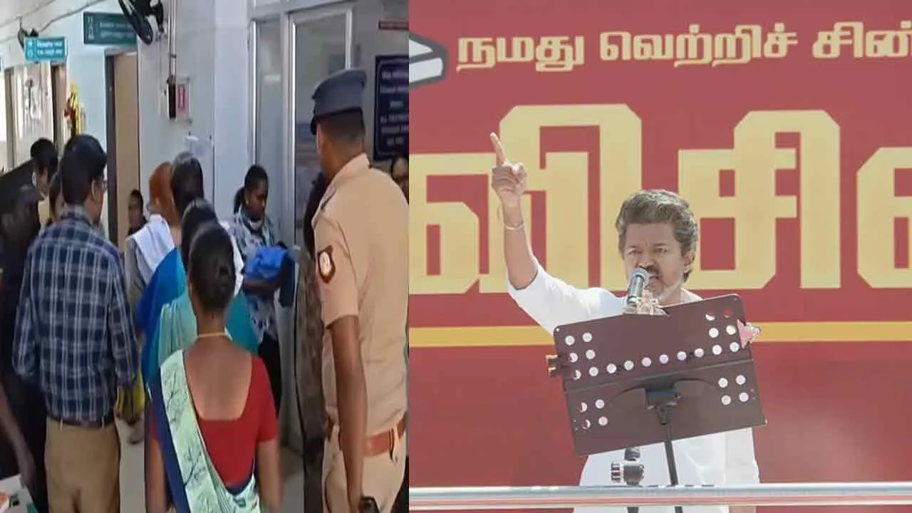  Vijay condemned incident of abduction of a newborn baby Government Hospital 