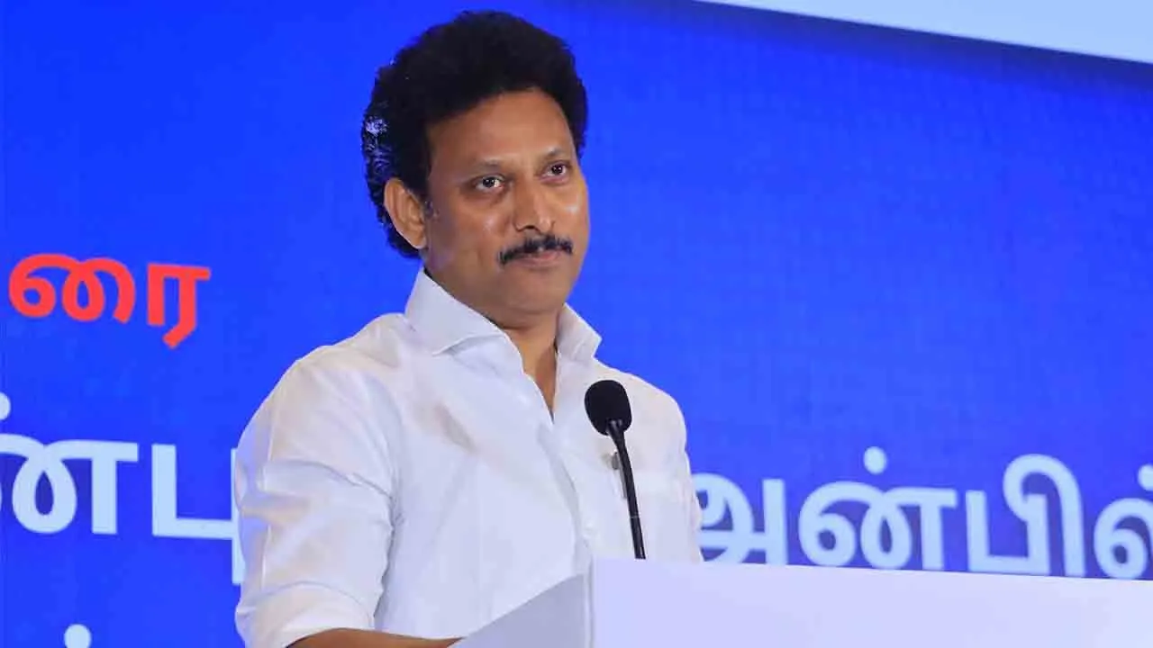  ‘நம்பிக்கை குளாபல் லான்ச்’  நிகழ்வில் அமைச்சர் அன்பில் மகேஷ் பேச்சு!