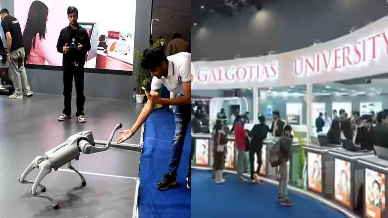  UP University in controversy for Chinese robot displayed at Delhi AI conference 