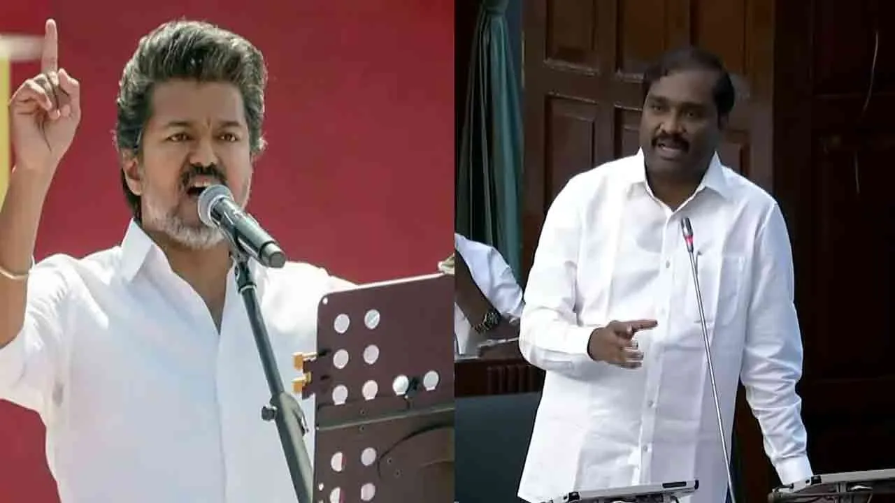  Velmurugan speaking in the assembly 