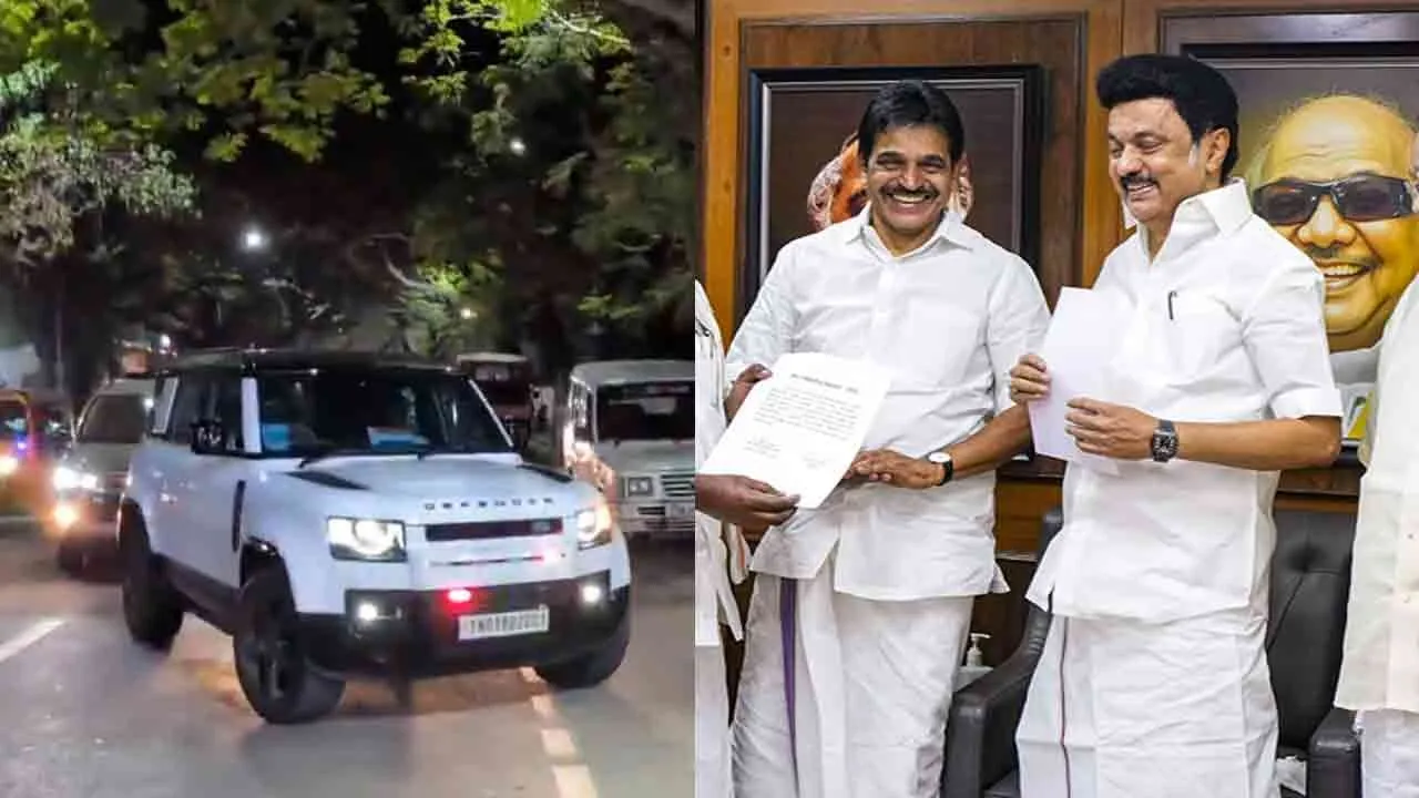  KC Venugopal meets Chief Minister M.K. Stalin to discuss seat sharing 