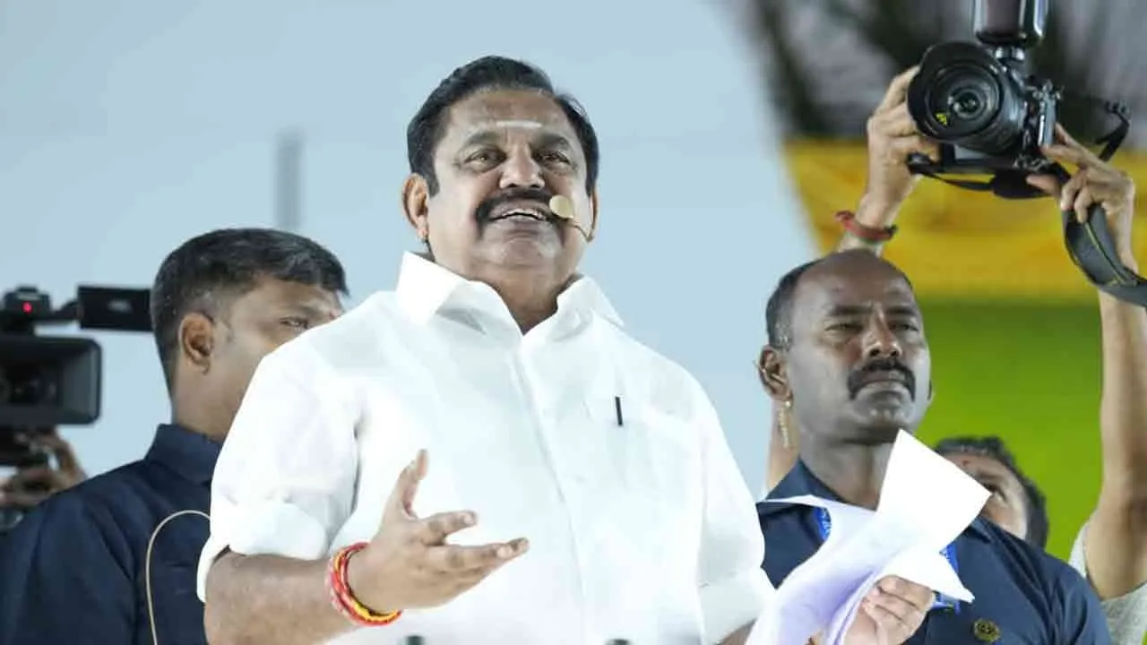  EPS echoes Vijay's words at Elections are not in Delhi, but in Tamil Nadu 