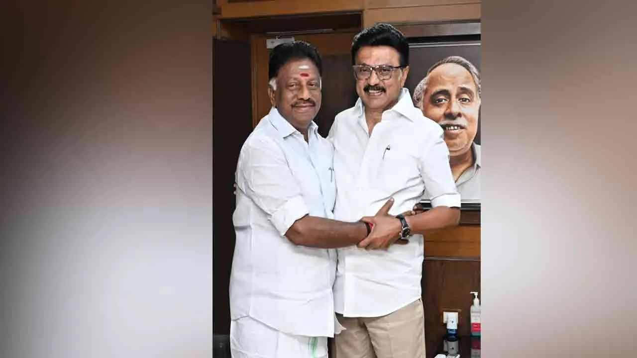  “அரசியல் பண்பாட்டோடு கட்சியையும், ஆட்சியையும் வழிநடத்திக் கொண்டிருக்கிறார்” - ஓ.பி.எஸ். பேட்டி!