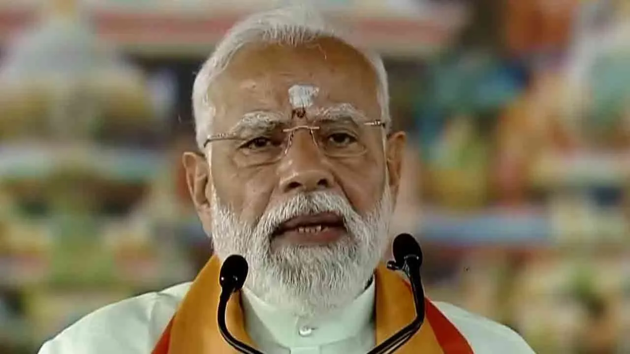  Prime Minister Modi spoke English instead of Hindi in madurai 