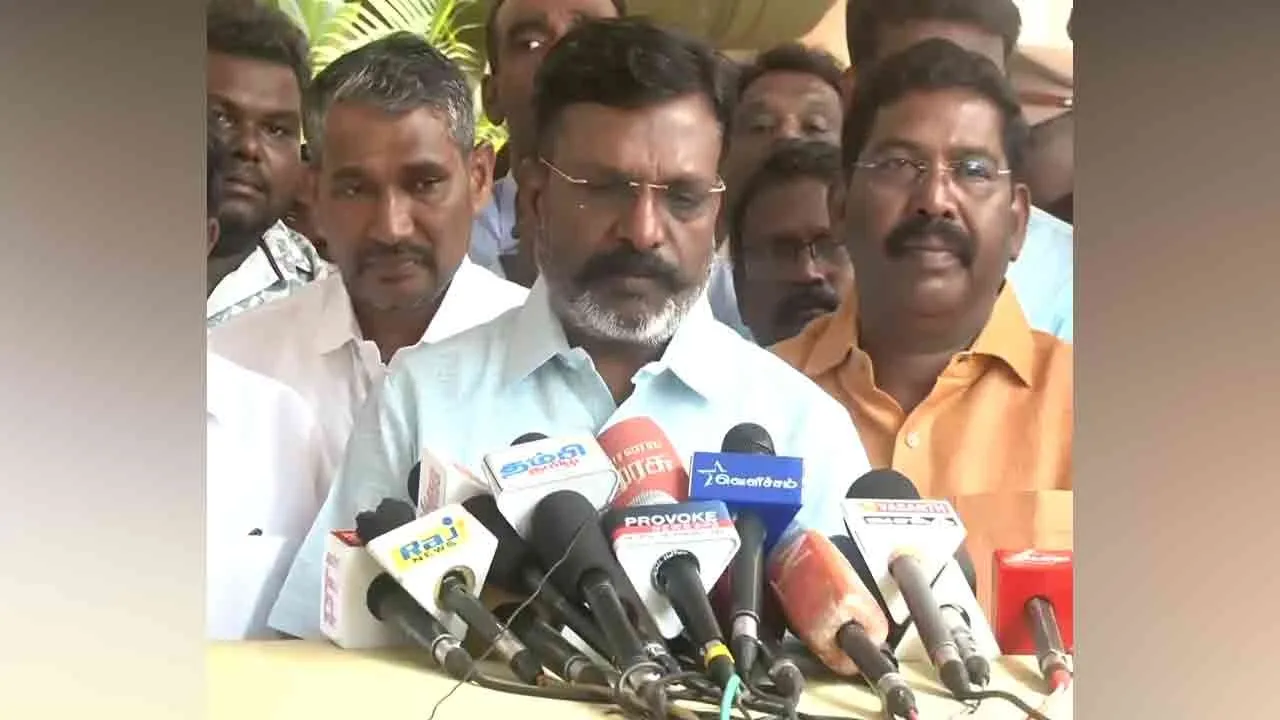  தி.மு.க.வுடன் தொகுதிப் பங்கீட்டுப் பேச்சுவார்த்தை : “நடந்தது என்ன?” - தொல். திருமாவளவன் எம்.பி. விளக்கம்!