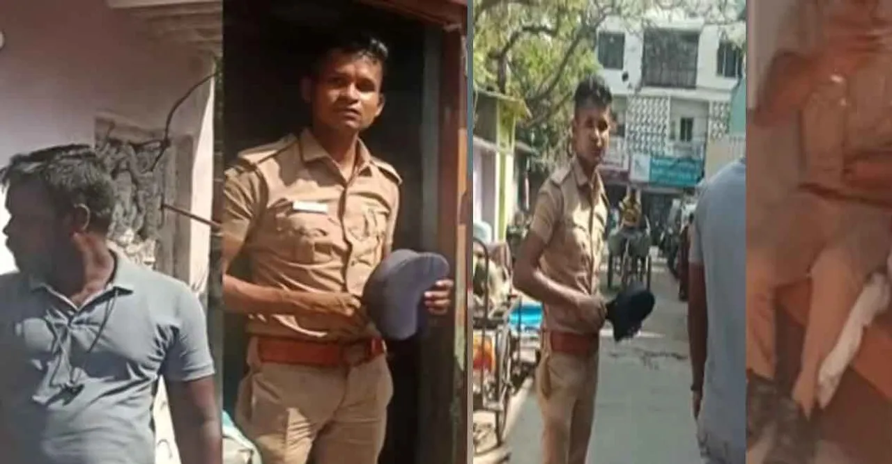  Policeman who entered with wrong intentions - caught in the act of raping a woman Photograph: (police) 