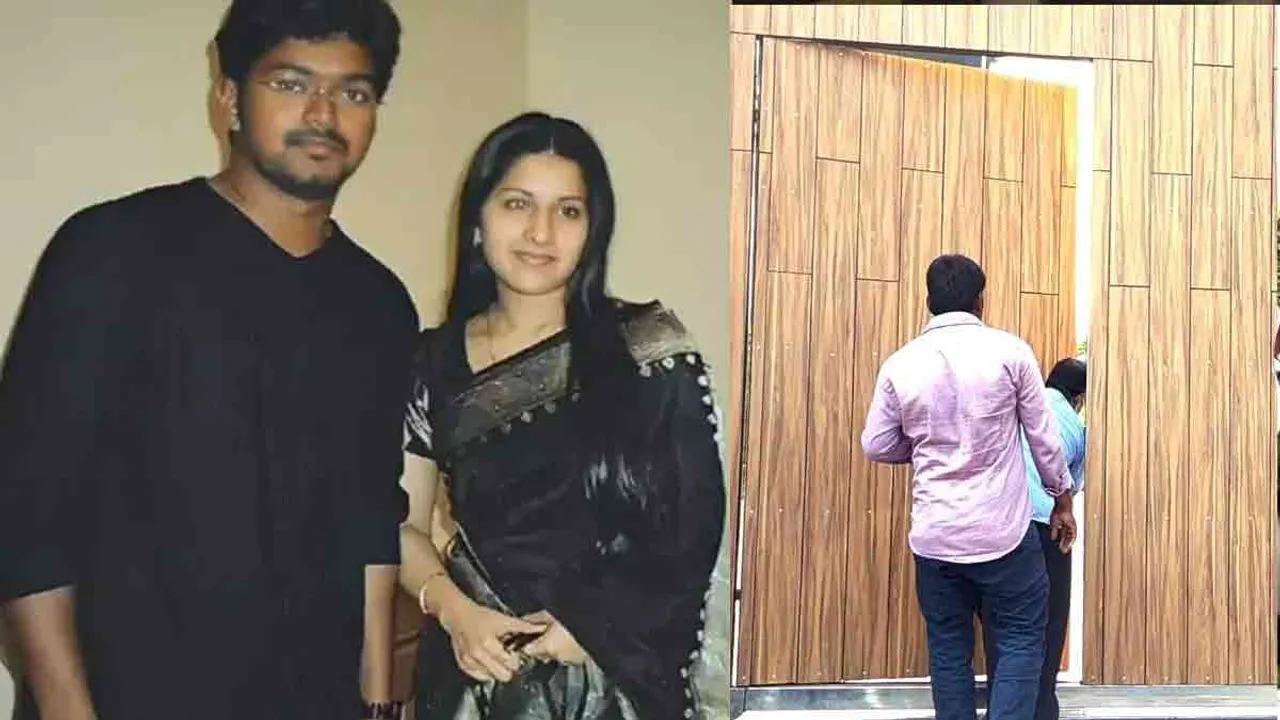  'Vijay refuses to let me in the house' - Sangeeta's sensational allegation again Photograph: (vijay) 