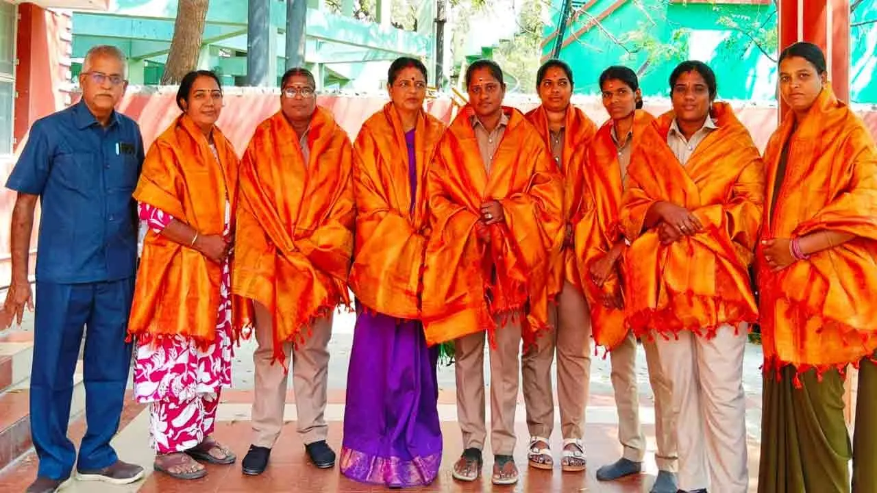  International Women's Day celebration at the women's police station in Chidambaram 
