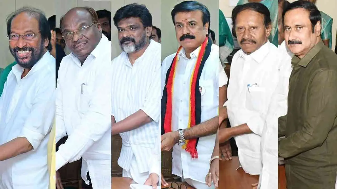  மாநிலங்களவைத் தேர்தலில் போட்டியிட்ட 6 பேரும் போட்டியின்றித் தேர்வு!