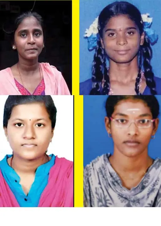  அன்று: அனிதா-பிரதீபா இன்று: ரிதுஸ்ரீ -வைஷியா -மோனிஷா