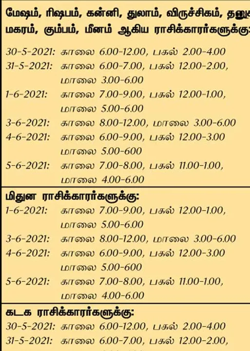  இந்த வாரத்தில்  அனுகூலமான நாளும், நேரமும் 30-5-2021 முதல் 5-6-2021 வரை