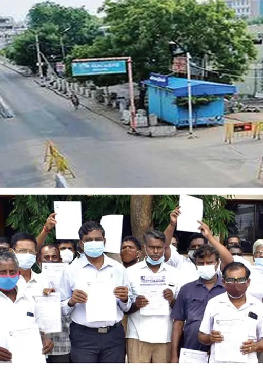  முடங்கியது போக்குவரத்தல்ல.. வாழ்க்கை! -போராட்டத்தில் தொழிலாளர்கள்!