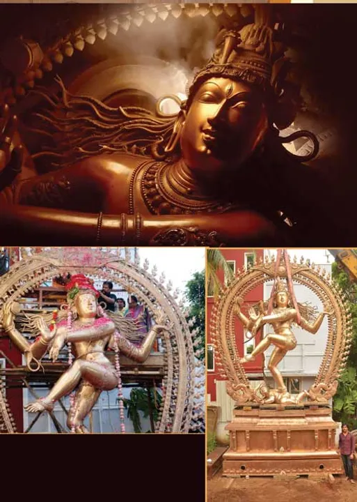  உலகசாதனை நக்கீரன் முயற்சியில் உருவான பிரம்மாண்ட ஐம்பொன் நடராஜர் சிலை!
