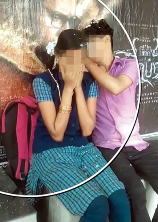  பேருந்து நிறுத்தத்தில் மாணவிக்கு தா- கட்டிய மாணவன்!