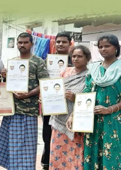  இலவச வீட்டு மனைப்பட்டா! நீண்ட நாள் கனவை நனவாக்கிய அமைச்சர்!