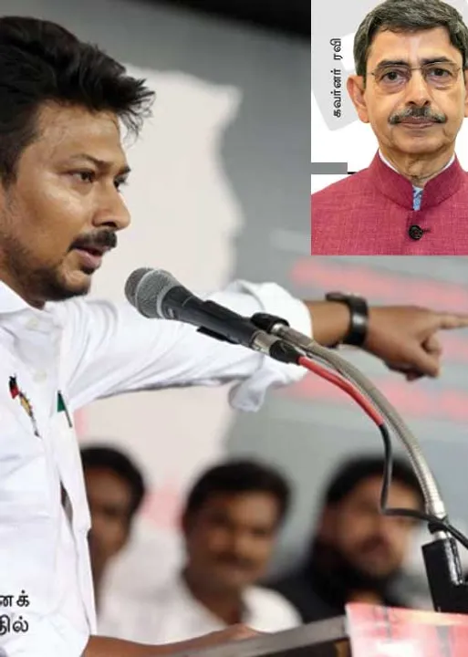  சவால் விட்ட உதயநிதி! அலறிய ஆளுநர் மாளிகை!