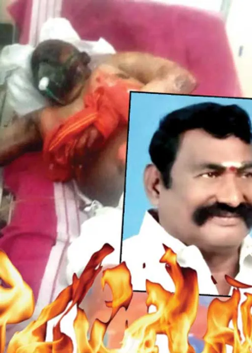 தீக்குளித்த தி.மு.க. தொண்டர் மரணம்! சர்ச்சையில் மதுரை மா.செ.!