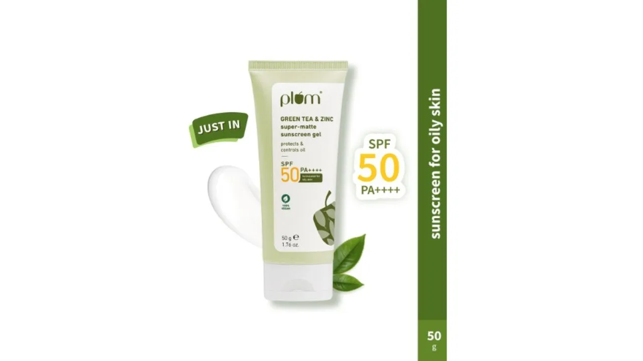 Plum Green Tea & Zinc सनस्क्रीन जेल