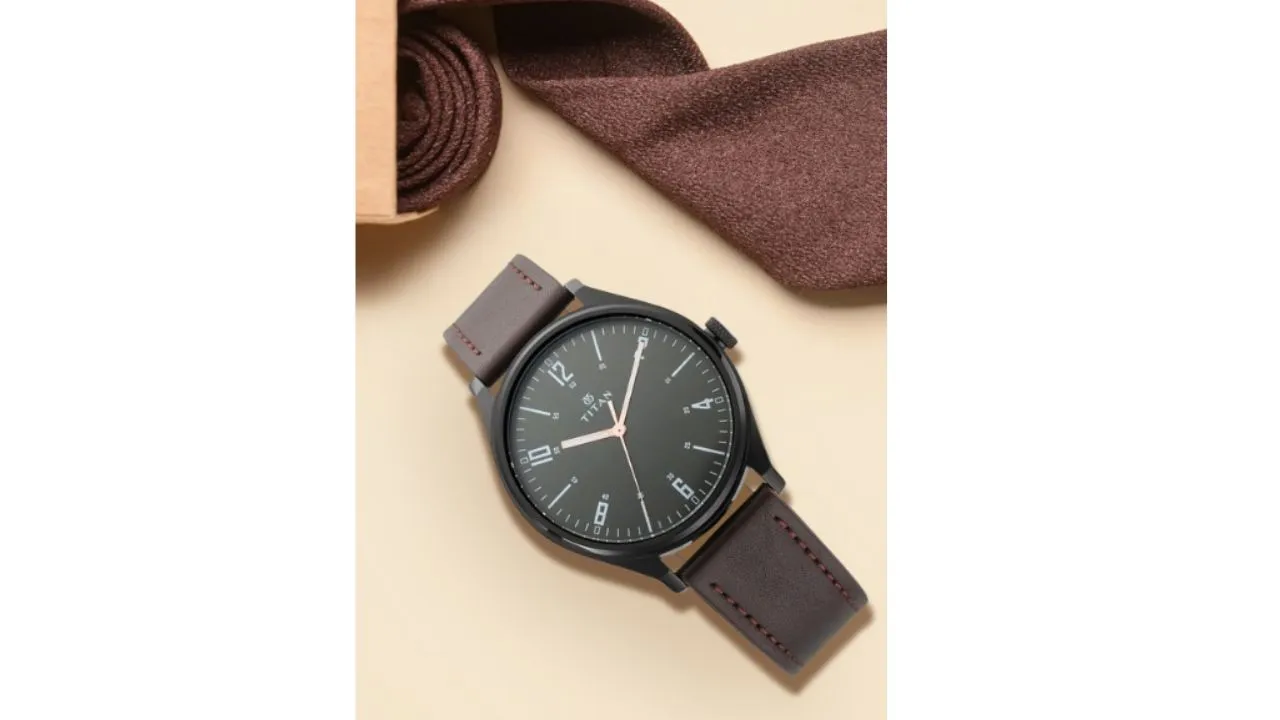 Titan Men Black Watch