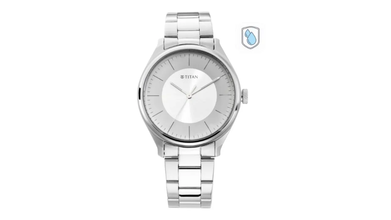 Titan Neo Eco Men Silver Watch