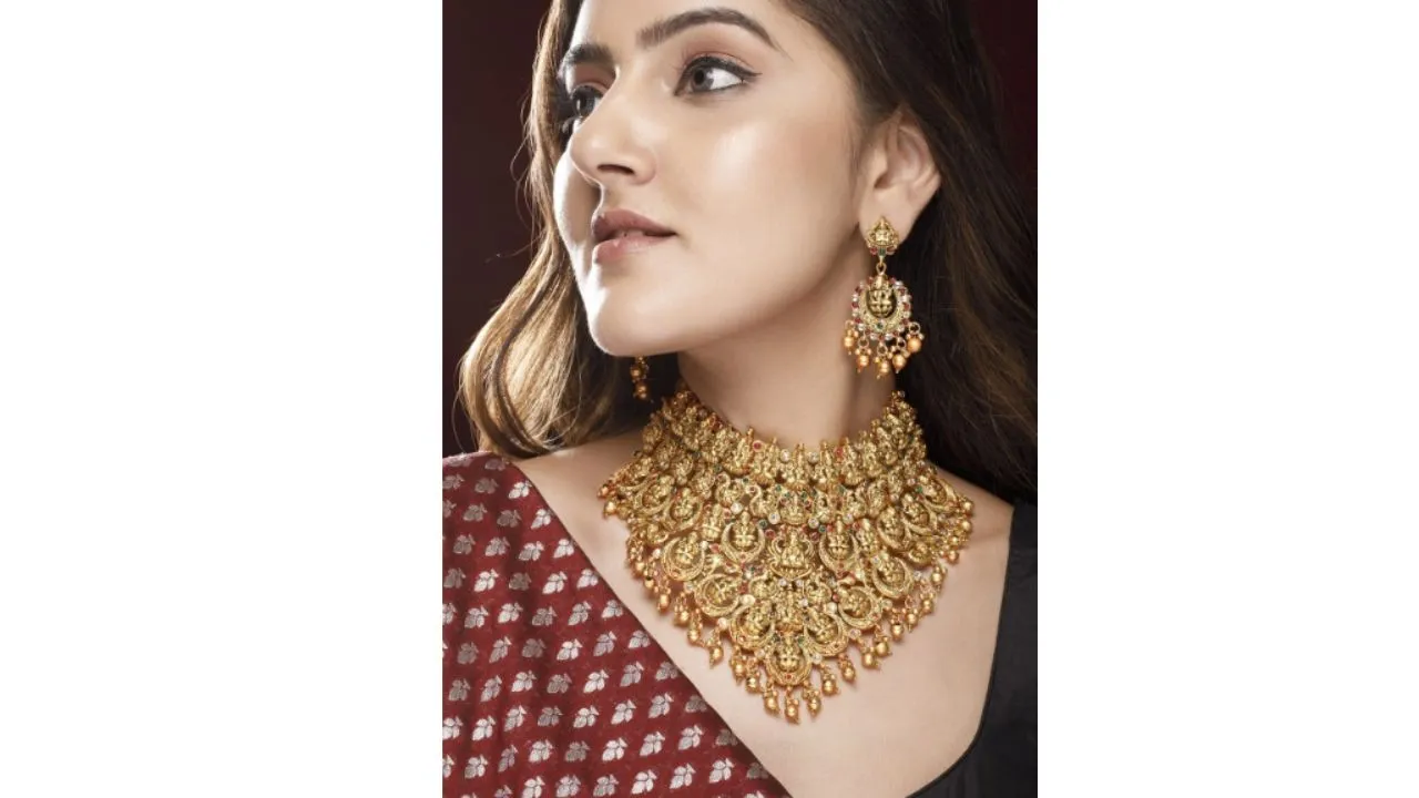 Temple Jewellery Set