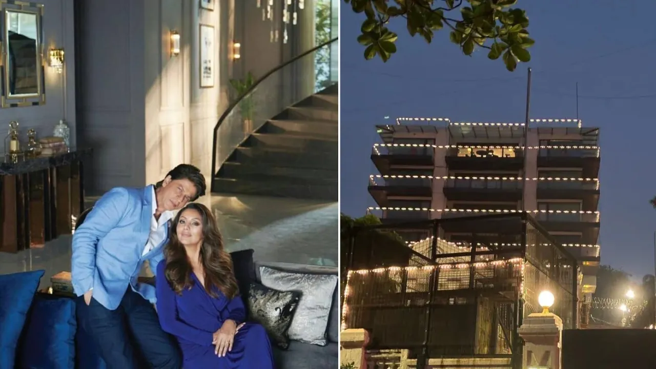 Shah Rukh Khan and Gauri Khan repair work in Mannat against rules BMC team arrives to inspect bungal