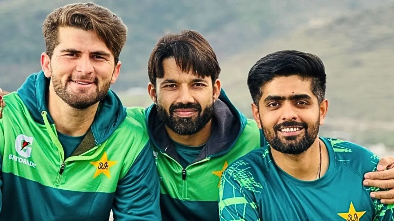 Babar Azam Shaheen Afridi and mohammad rizwan thrown out from the Pakistan t20 team