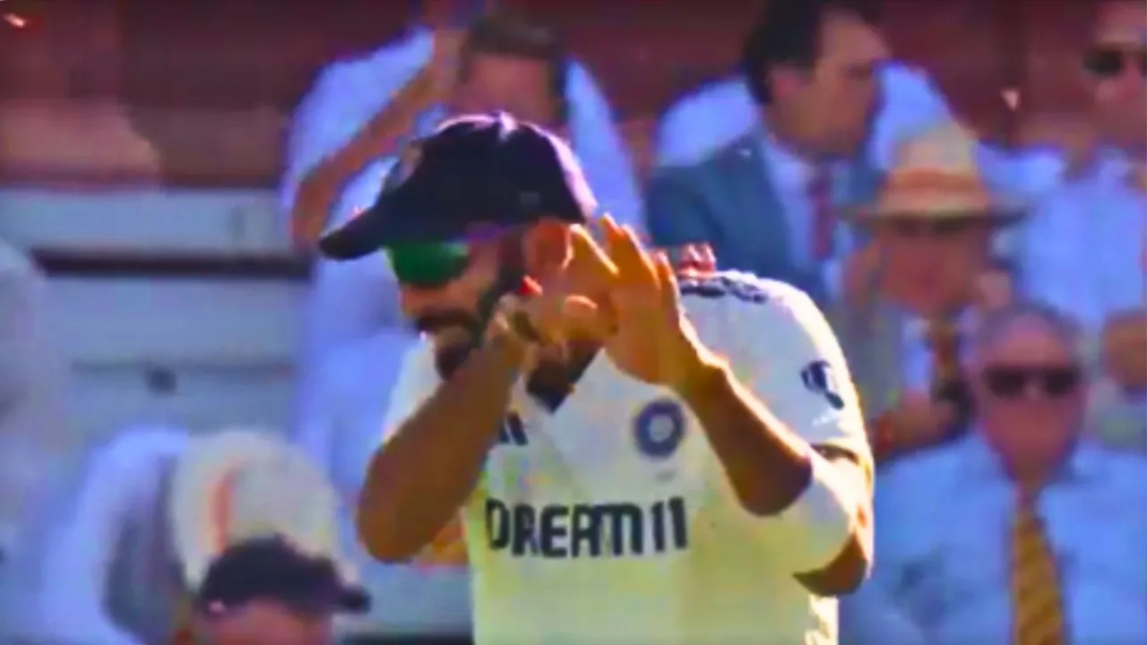 Jasprit Bumrah was attacked by insects on the first day of lords test  video goes viral