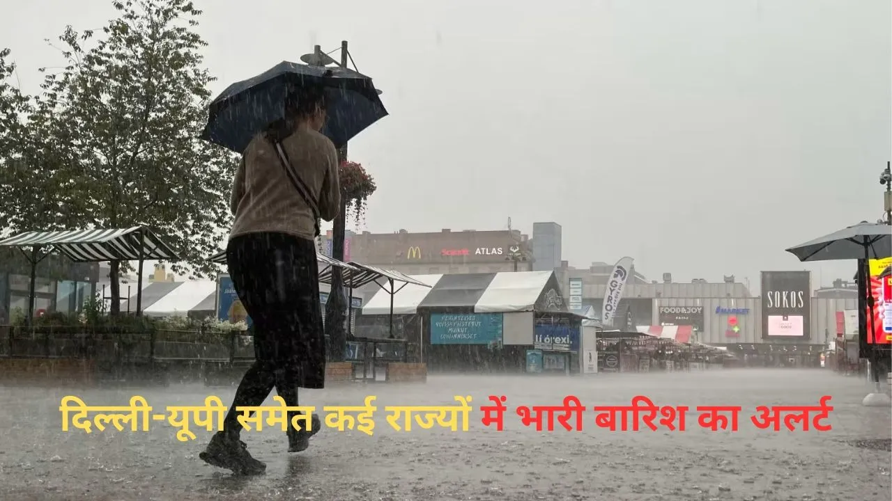 delhi up rain alert