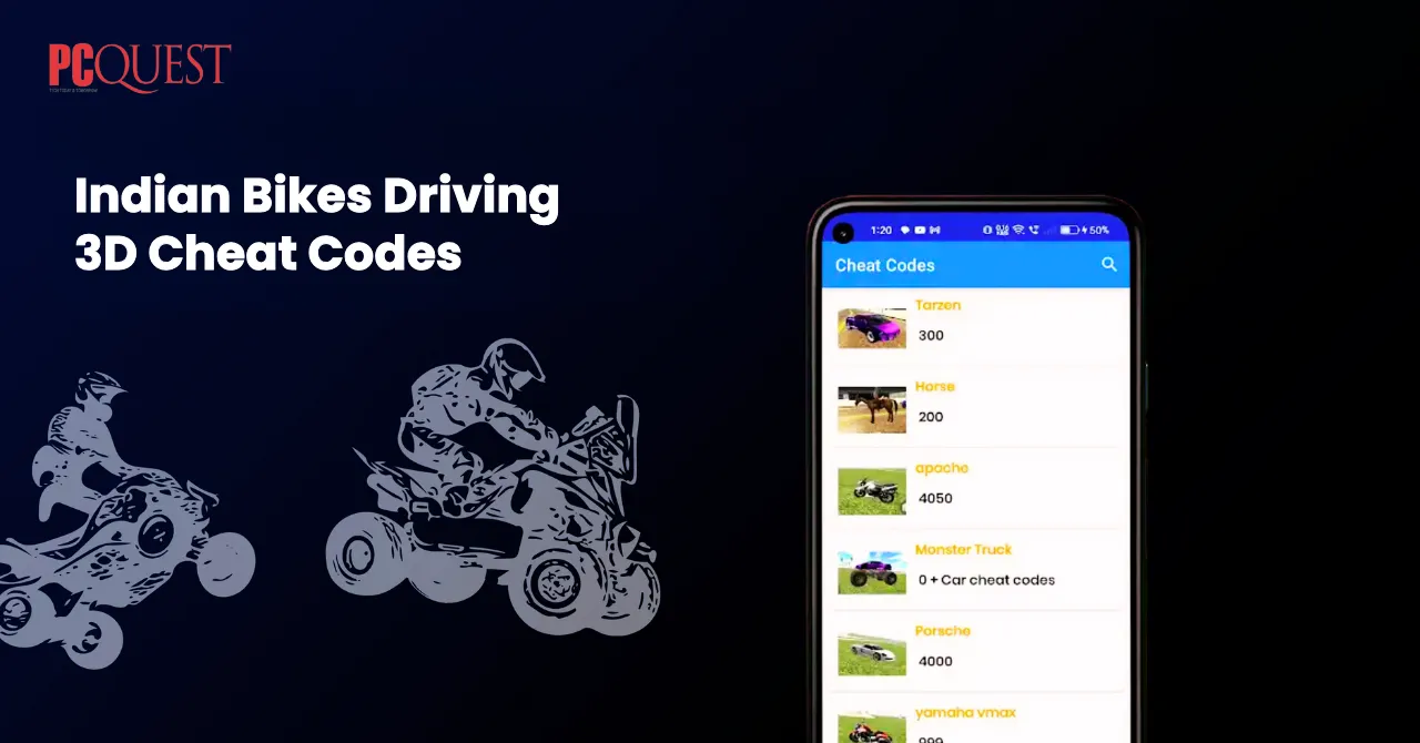 Indian Bikes Driving 3D Cheat Codes for November 2024