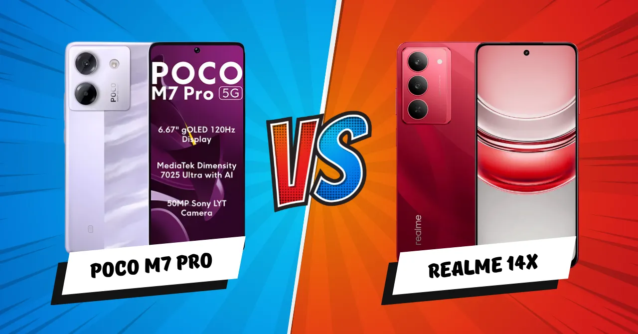 Realme 14x 5G vs Poco M7 Pro 5G Your budget smartphone under Rs 15000 