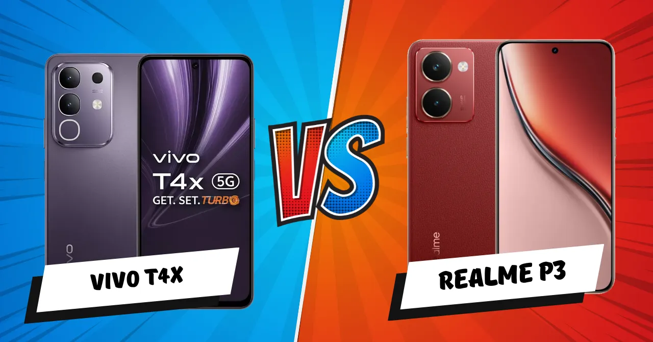 Vivo T4x vs. Realme P3