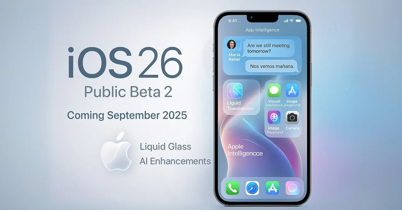 iOS 26 Public Beta 2
