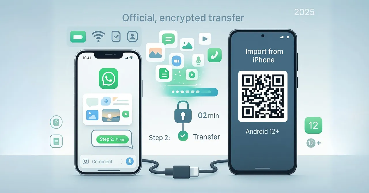 How to transfer WhatsApp chats from iOS to Android step by step guide for 2025