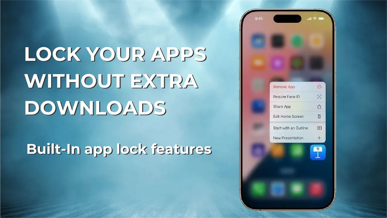 Lock your apps without extra downloads