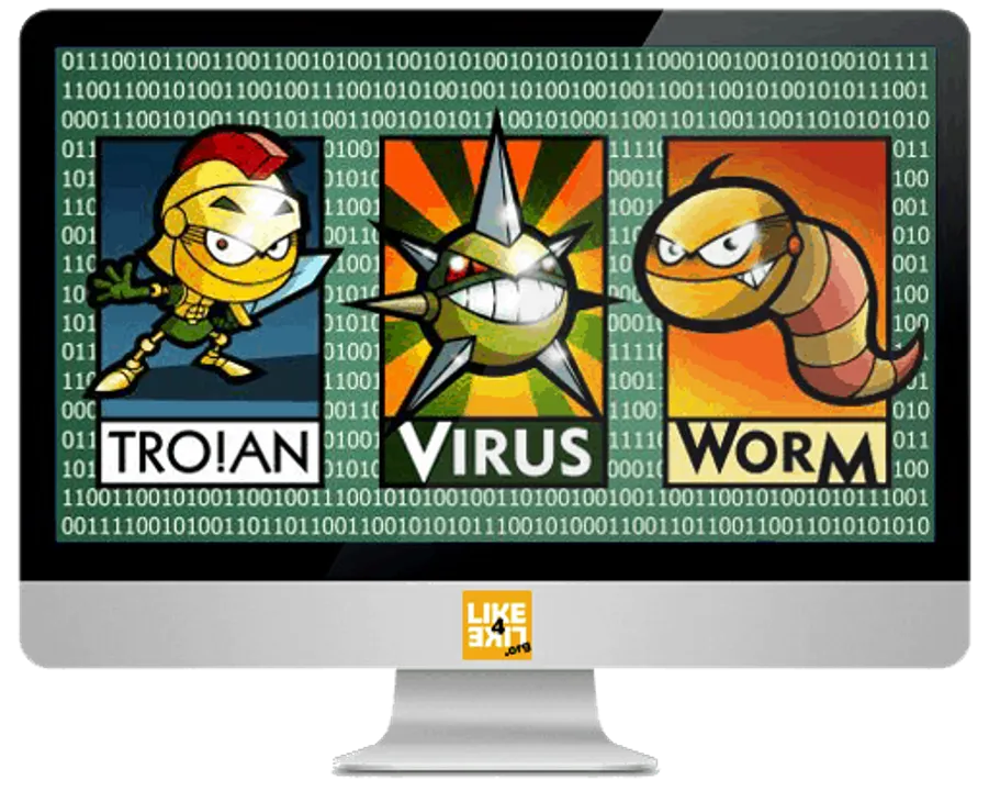 computer trojan virus worm
