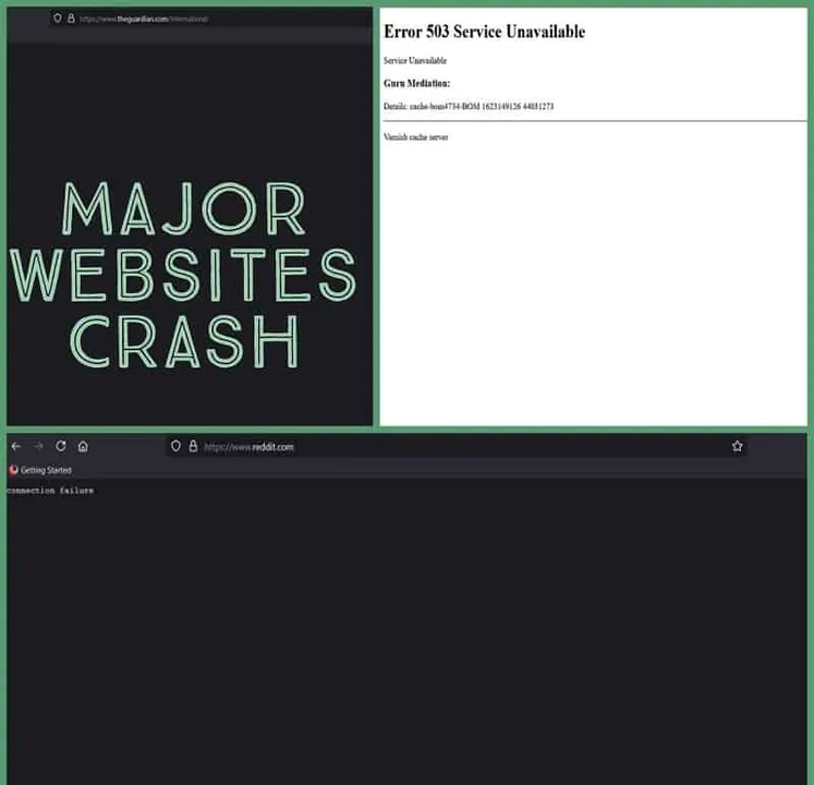 Websites Crash