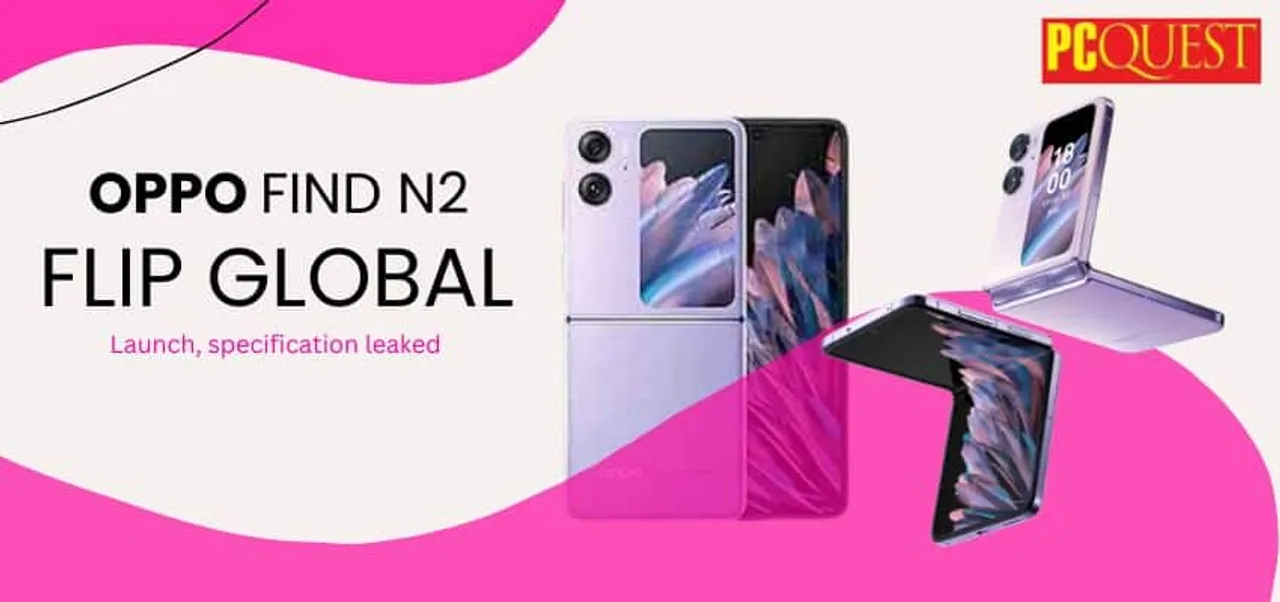OPPO Find N2 Flip global launch specification leaked